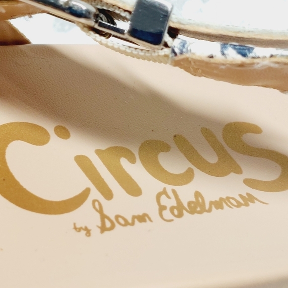 Circus by Sam Edelman Multi Nadine Snakeskin Print Strappy Open Toe Sandals M383 - Picture 9 of 11